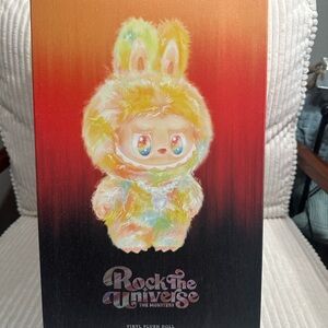 Pop Mart Labubu The Monsters "Rock the Universe" Vinyl Plush.New in box.
